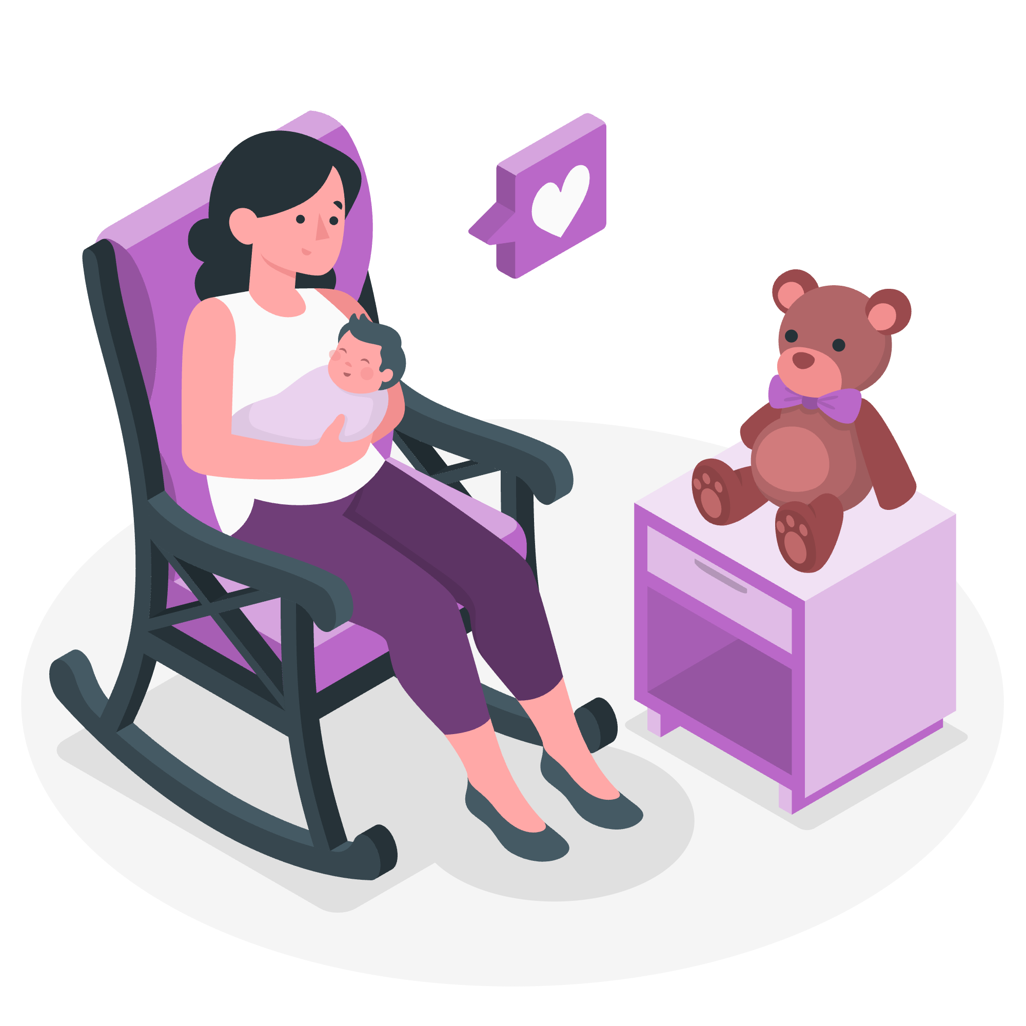 3AM Mom Illustration